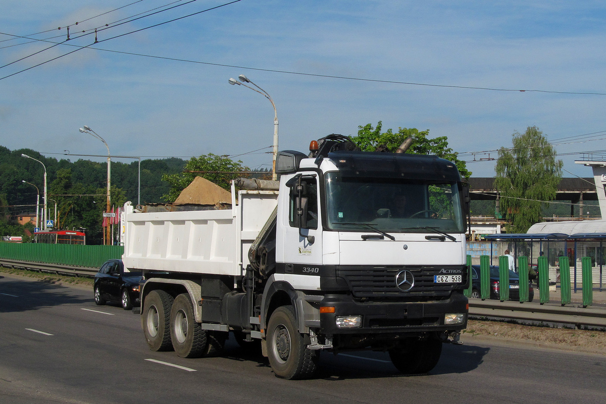 Литва, № CCZ 538 — Mercedes-Benz Actros ('1997) 3340