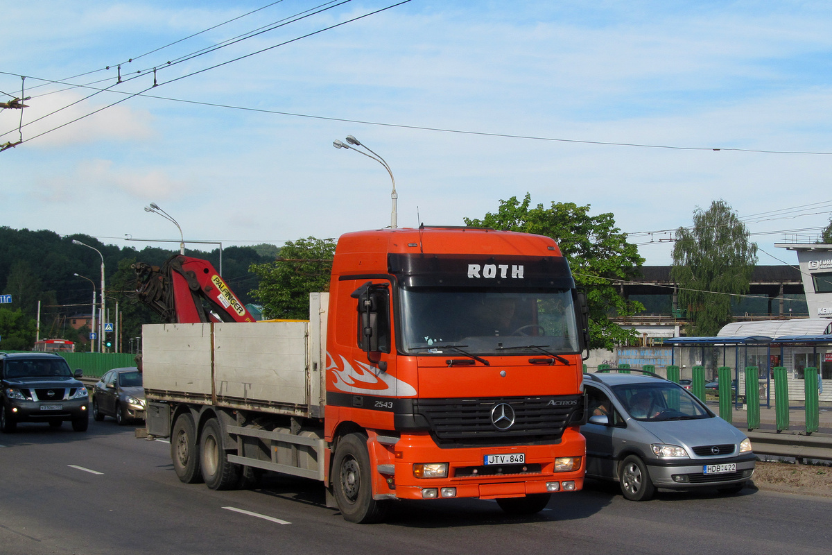 Литва, № JTV 848 — Mercedes-Benz Actros ('1997) 2543