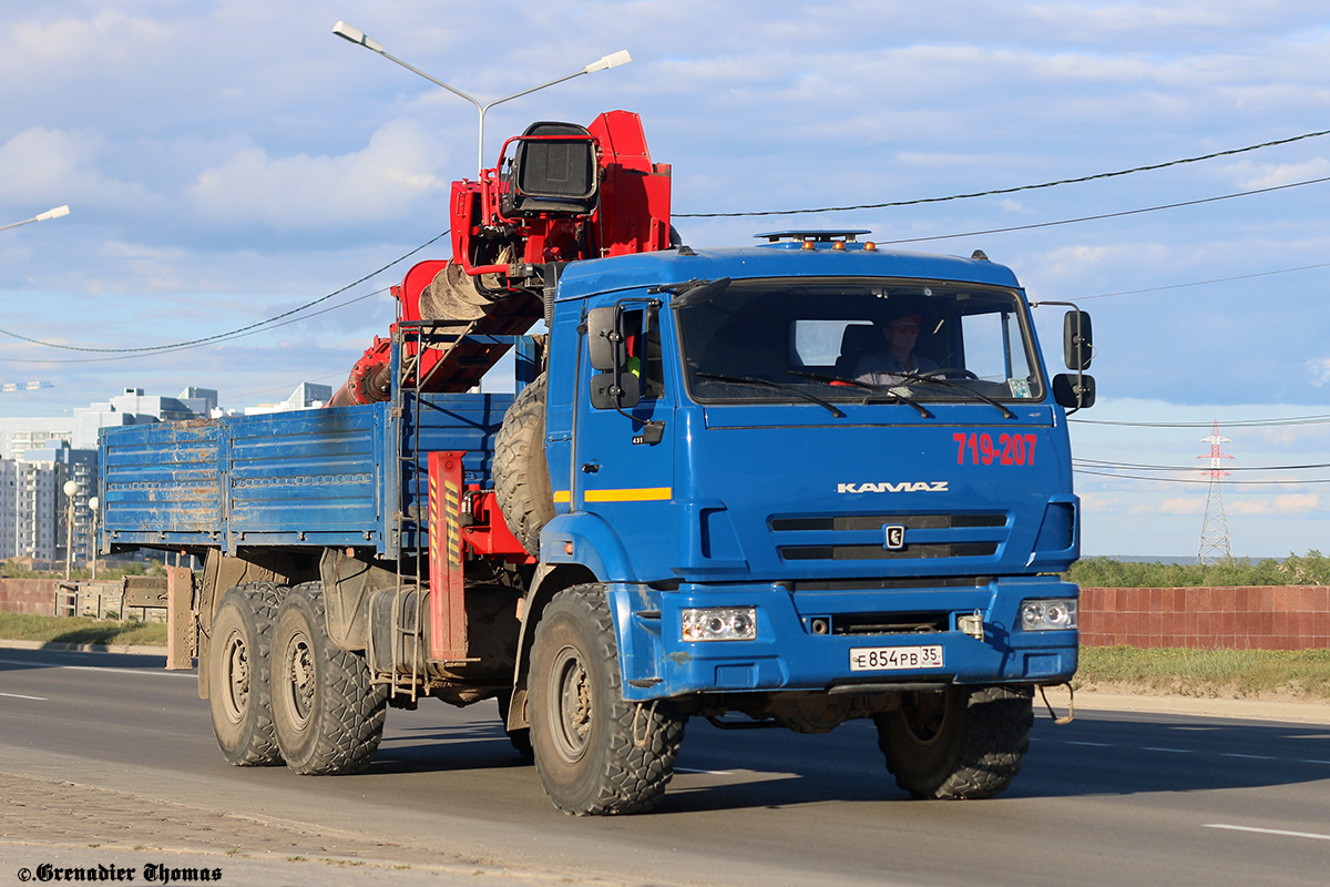 Саха (Якутия), № Е 854 РВ 35 — КамАЗ-43118-46