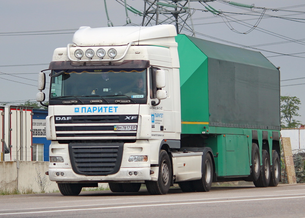 Одесская область, № ВН 7817 ЕР — DAF XF105 FT