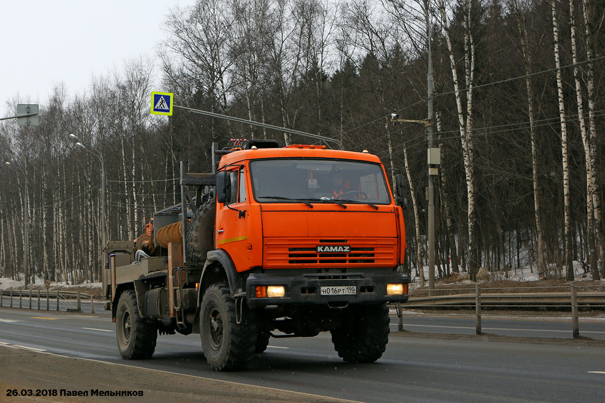 Московская область, № Н 016 РТ 190 — КамАЗ-4326-15 [43260R]