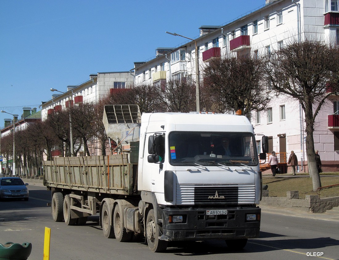 Витебская область, № АВ 5063-2 — МАЗ-6430 (общая модель)