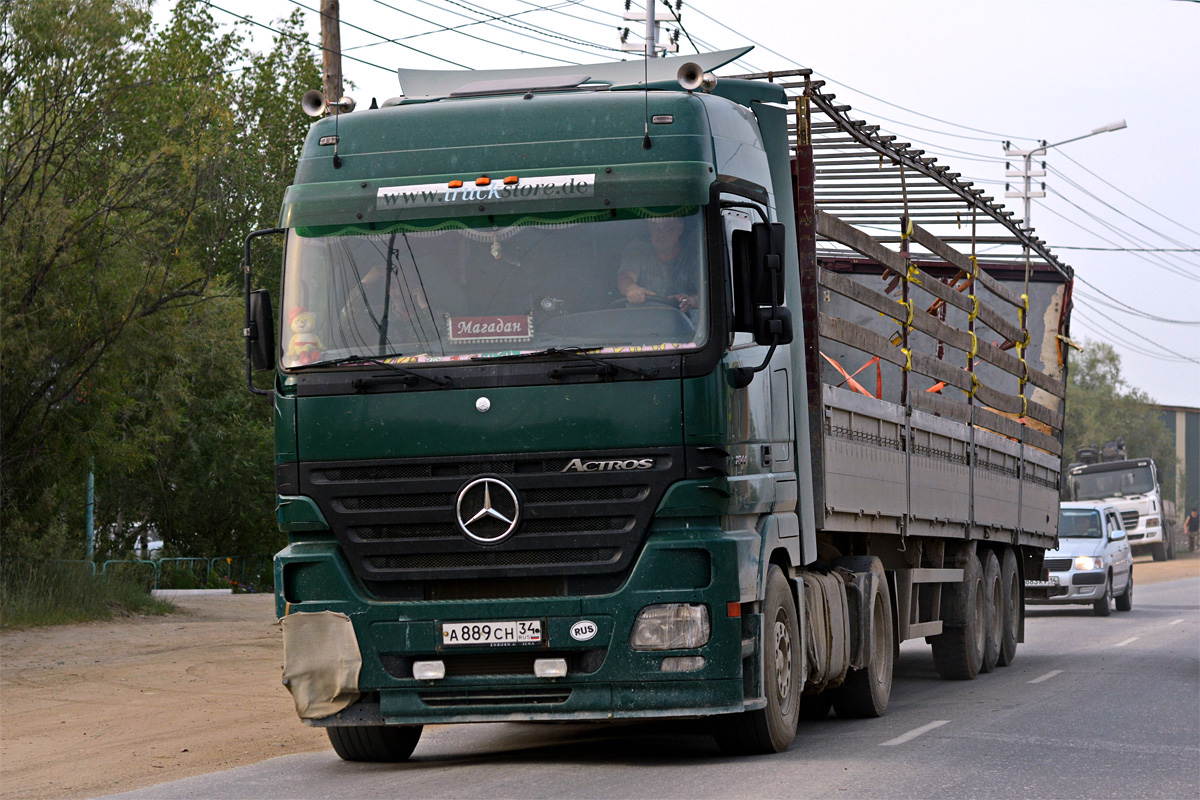 Магаданская область, № А 889 СН 34 — Mercedes-Benz Actros ('2003) 1844