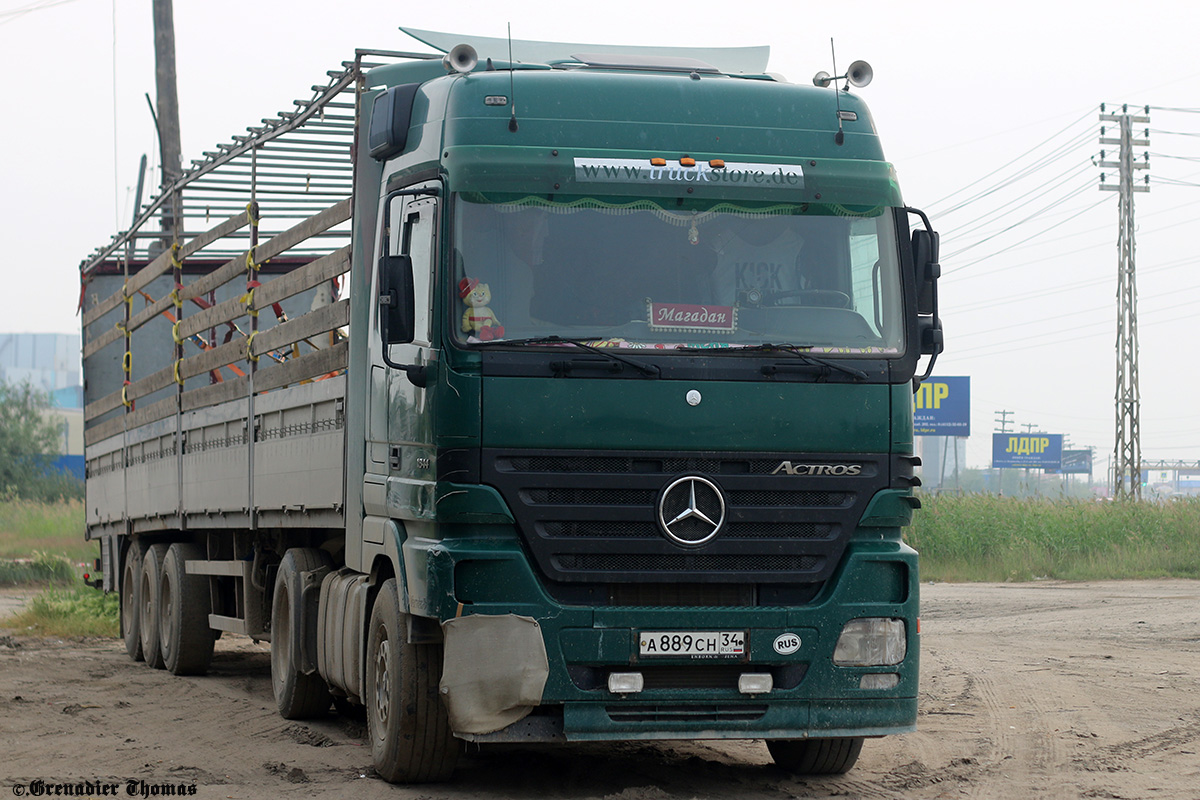 Магаданская область, № А 889 СН 34 — Mercedes-Benz Actros ('2003) 1844