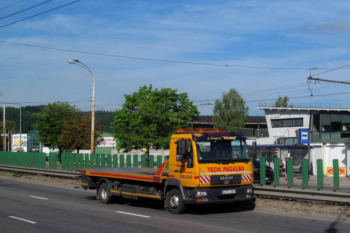 Литва, № GZZ 281 — MAN LE (общая модель)