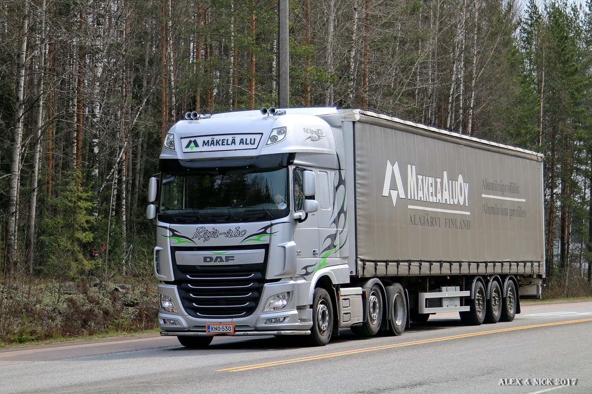 Финляндия, № KNO-530 — DAF XF Euro6 FTG