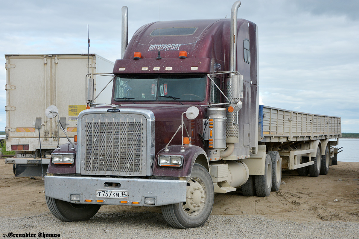 Саха (Якутия), № Т 757 КМ 14 — Freightliner FLD 132 Classic XL