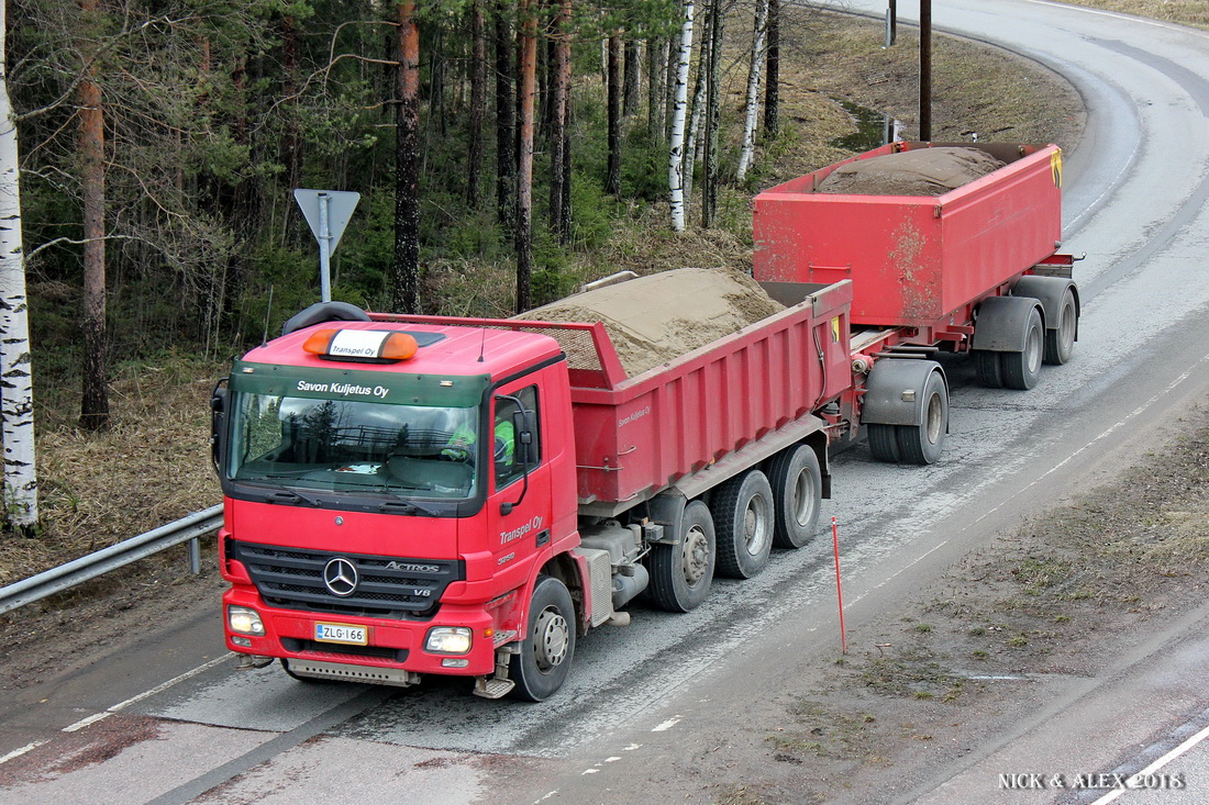 Финляндия, № ZLG-166 — Mercedes-Benz Actros ('2003) 3250