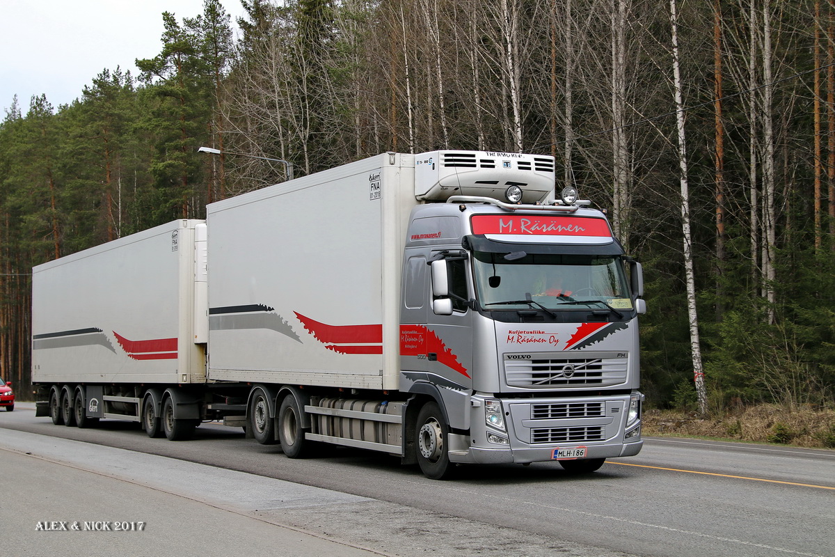 Финляндия, № MLH-186 — Volvo ('2008) FH.500