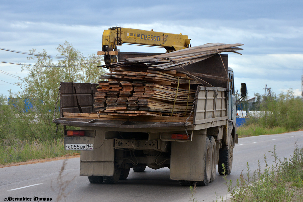 Саха (Якутия), № Х 055 ВК 14 — КамАЗ-5320