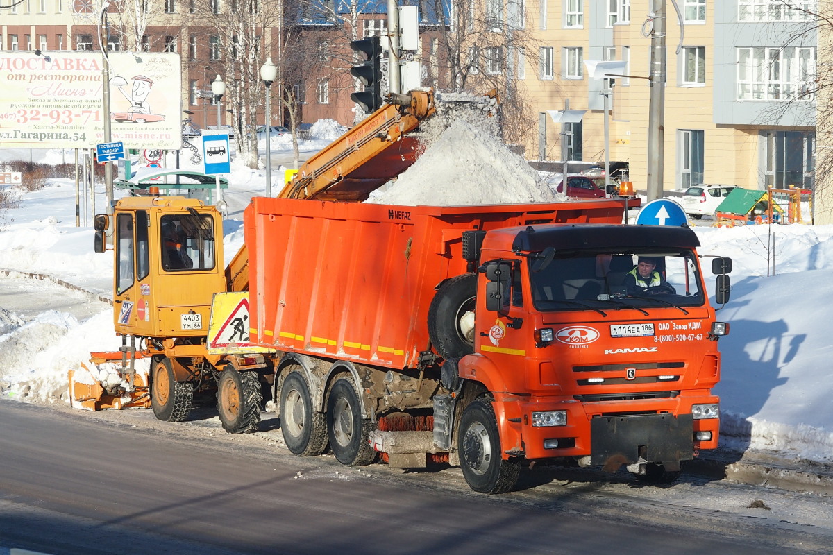 Ханты-Мансийский автоном.округ, № А 114 ЕА 186 — КамАЗ-6520 (общая модель)