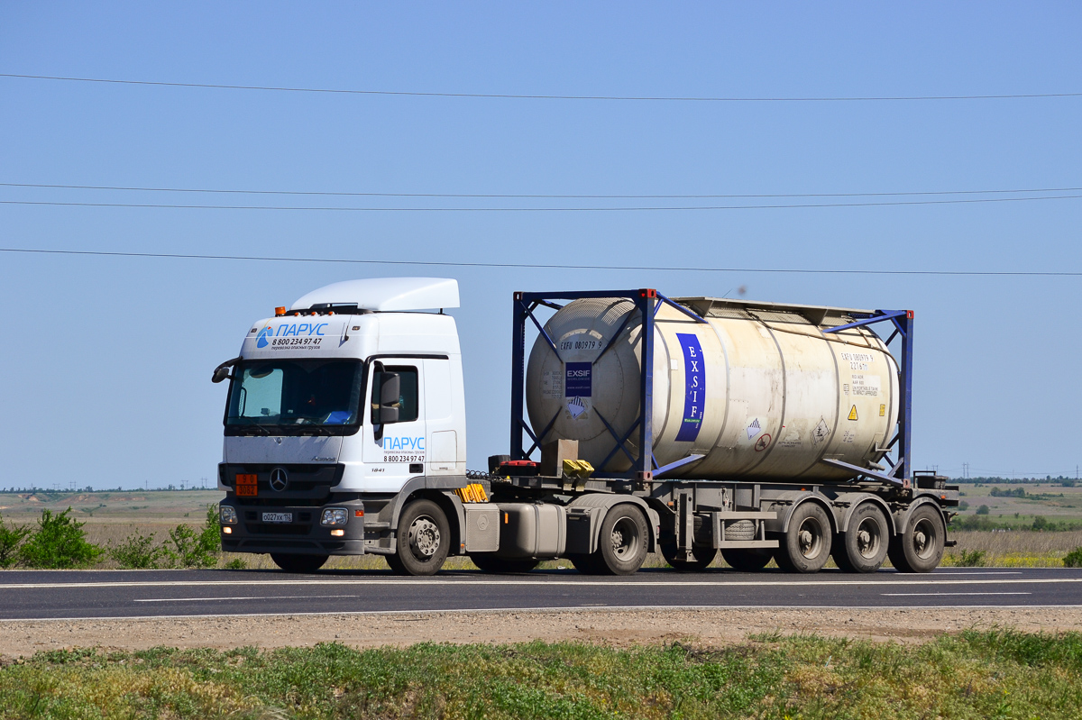 Нижегородская область, № О 027 ХК 152 — Mercedes-Benz Actros '09 1841 [Z9M]