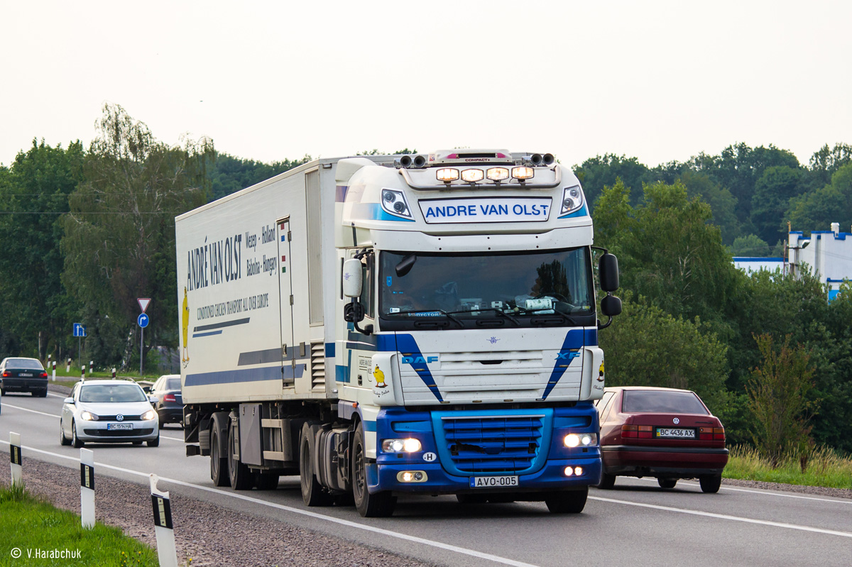 Венгрия, № AVO-005 — DAF XF105 FT