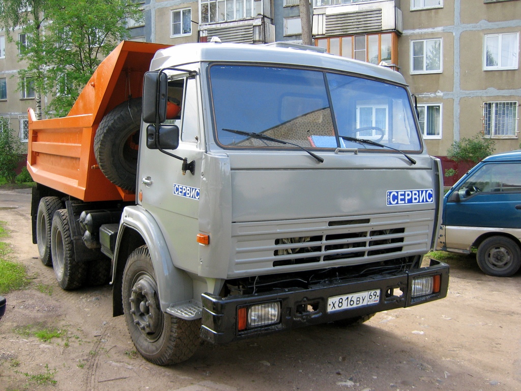 Тверская область, № Х 816 ВУ 69 — КамАЗ-55111-02 [55111C]