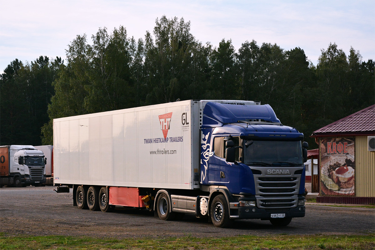 Алтайский край, № Е 663 УТ 22 — Scania ('2013) G400