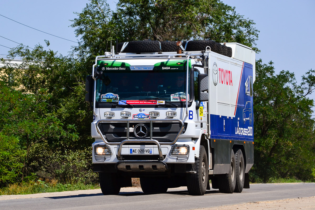 Франция, № AE-320-VQ — Mercedes-Benz Actros ('2003); Ралли Шёлковый Путь (Волгоградская область)