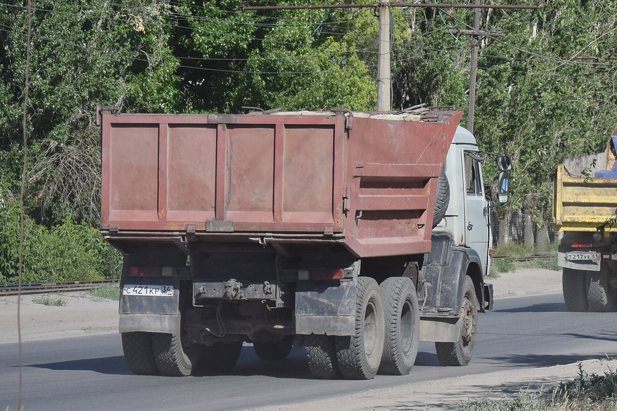 Волгоградская область, № С 421 КР 34 — КамАЗ-55111-02 [55111C]