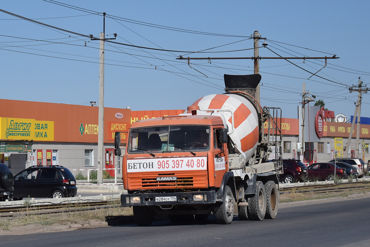 Волгоградская область, № В 284 ОУ 134 — КамАЗ-55111-02 [55111C]