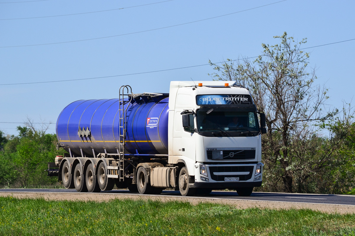 Ставропольский край, № В 752 УУ 126 — Volvo ('2008) FH.460