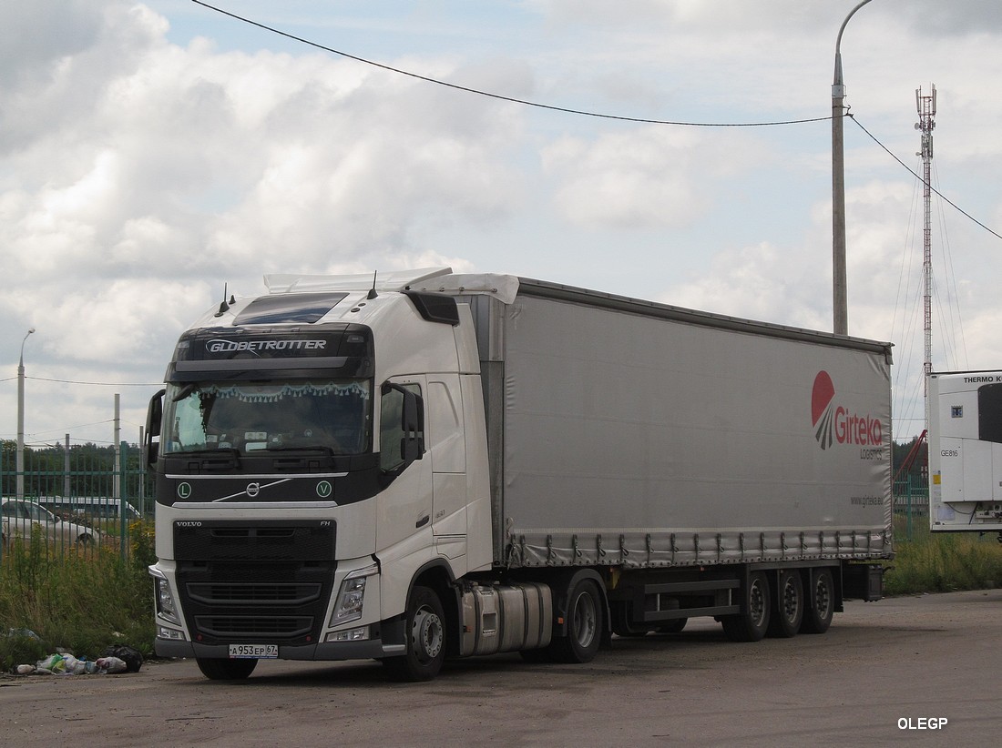 Смоленская область, № А 953 ЕР 67 — Volvo ('2012) FH.460 [X9P]