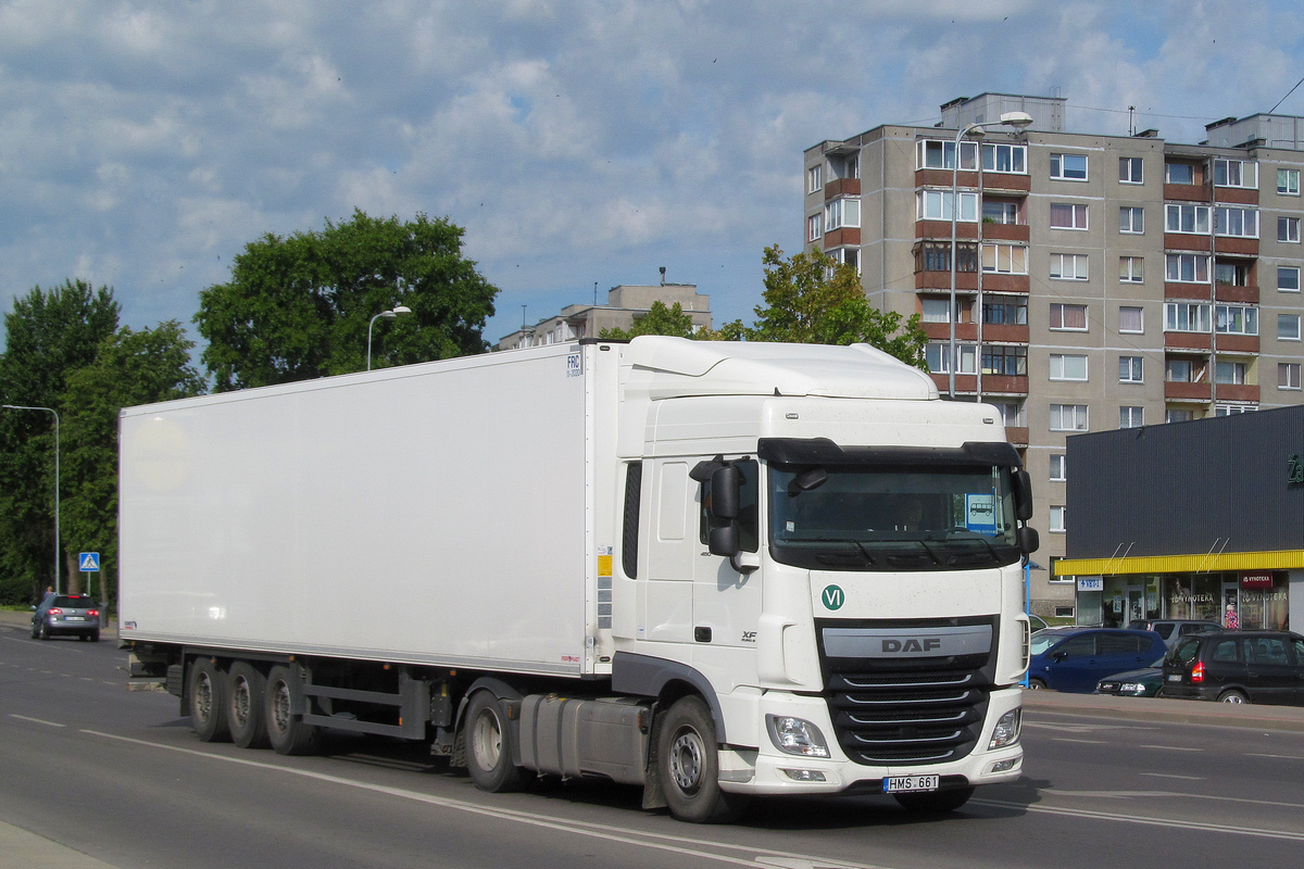 Литва, № HMS 661 — DAF XF Euro6 FT