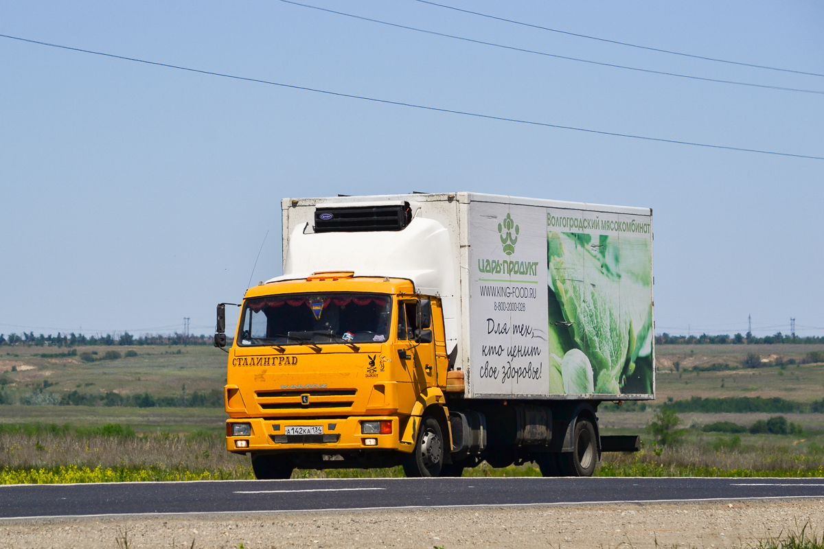 Волгоградская область, № А 142 КА 134 — КамАЗ-4308-C3