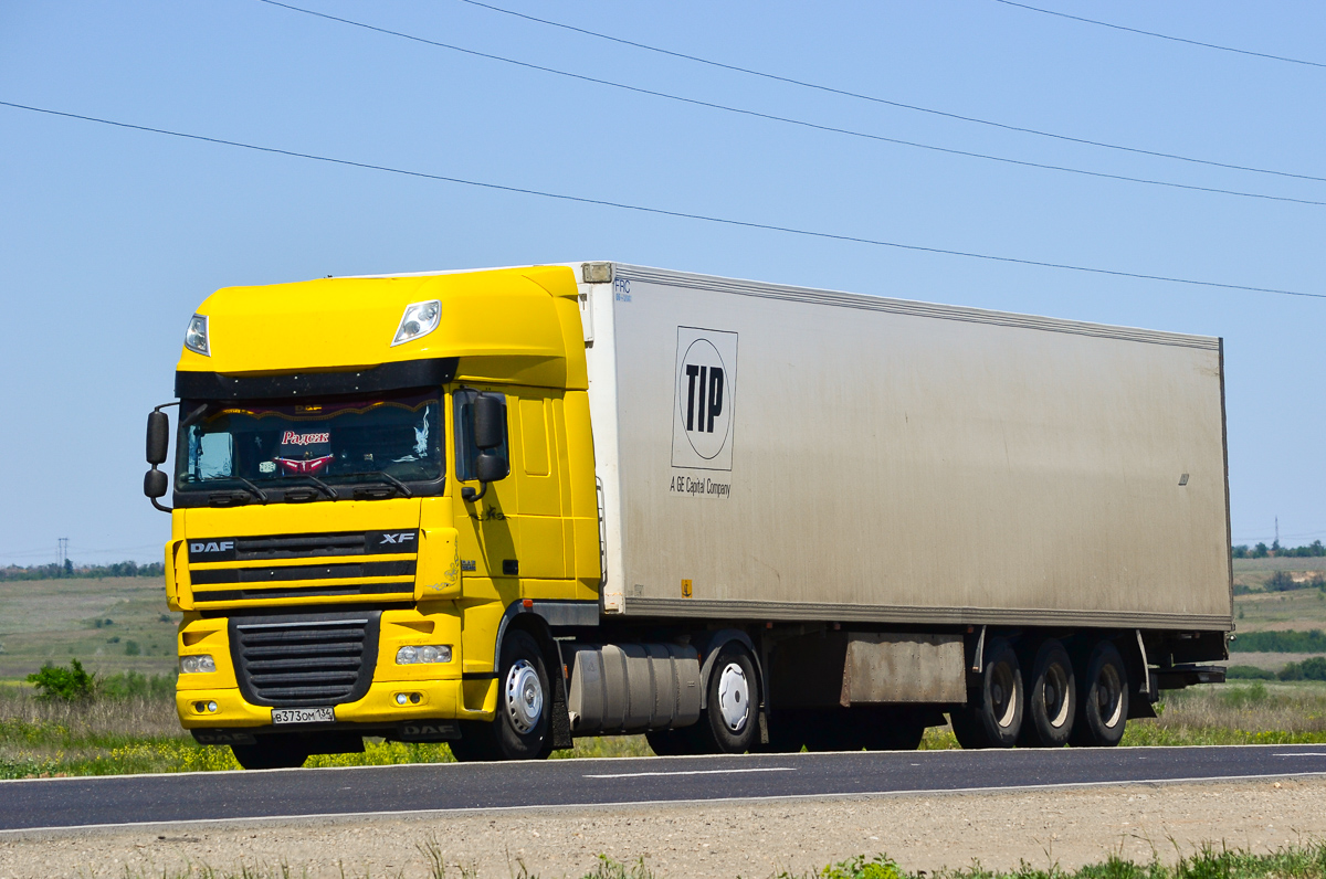 Волгоградская область, № В 373 ОМ 134 — DAF XF105 FT