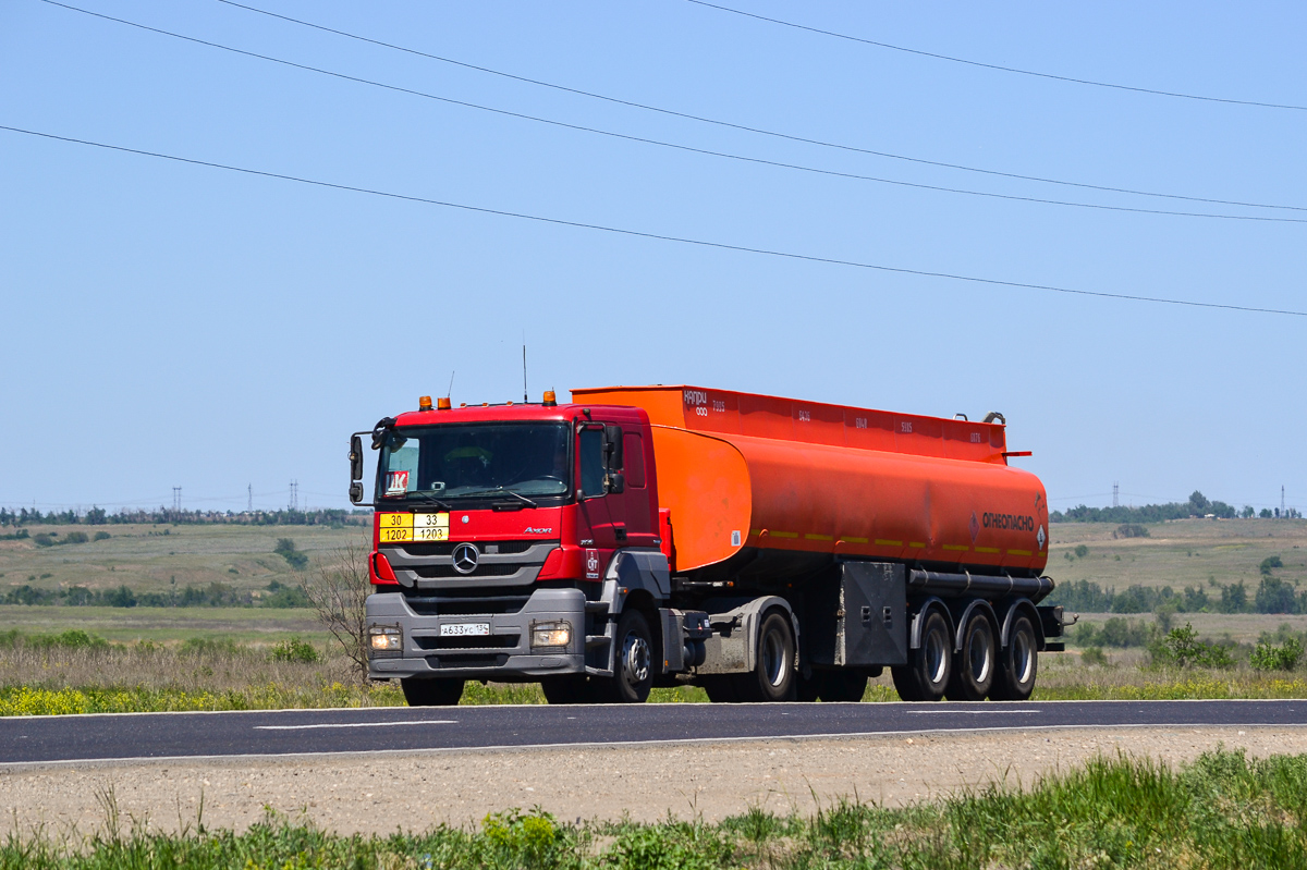 Волгоградская область, № А 633 УС 134 — Mercedes-Benz Axor 1836 [Z9M]