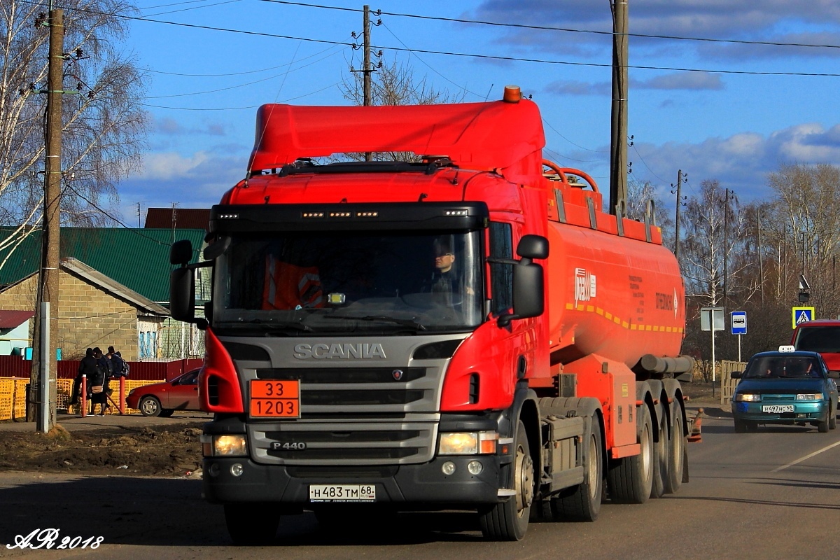 Тамбовская область, № Н 483 ТМ 68 — Scania ('2011) P440