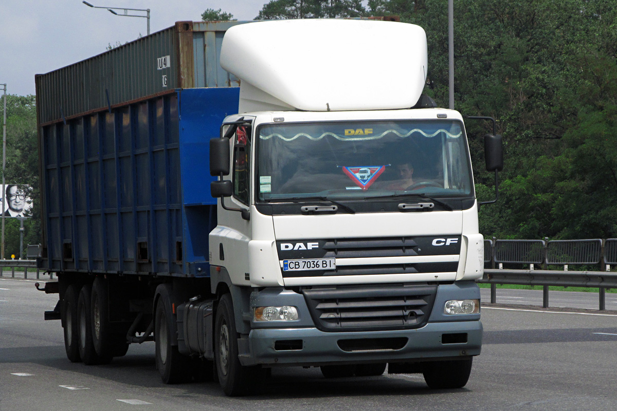 Черниговская область, № СВ 7036 ВІ — DAF CF85 FT