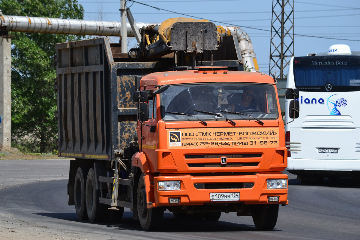 Волгоградская область, № В 109 НВ 134 — КамАЗ-65115 (общая модель)