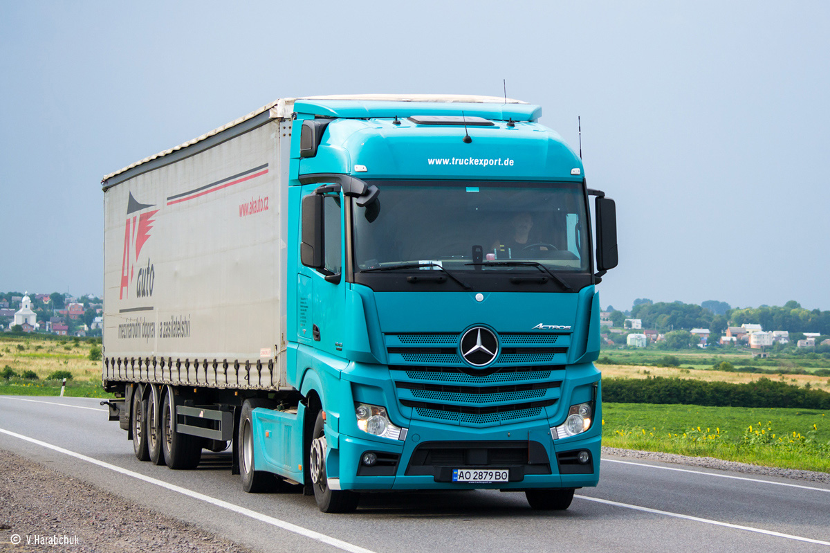 Закарпатская область, № АО 2879 ВО — Mercedes-Benz Actros ('2011) 1845