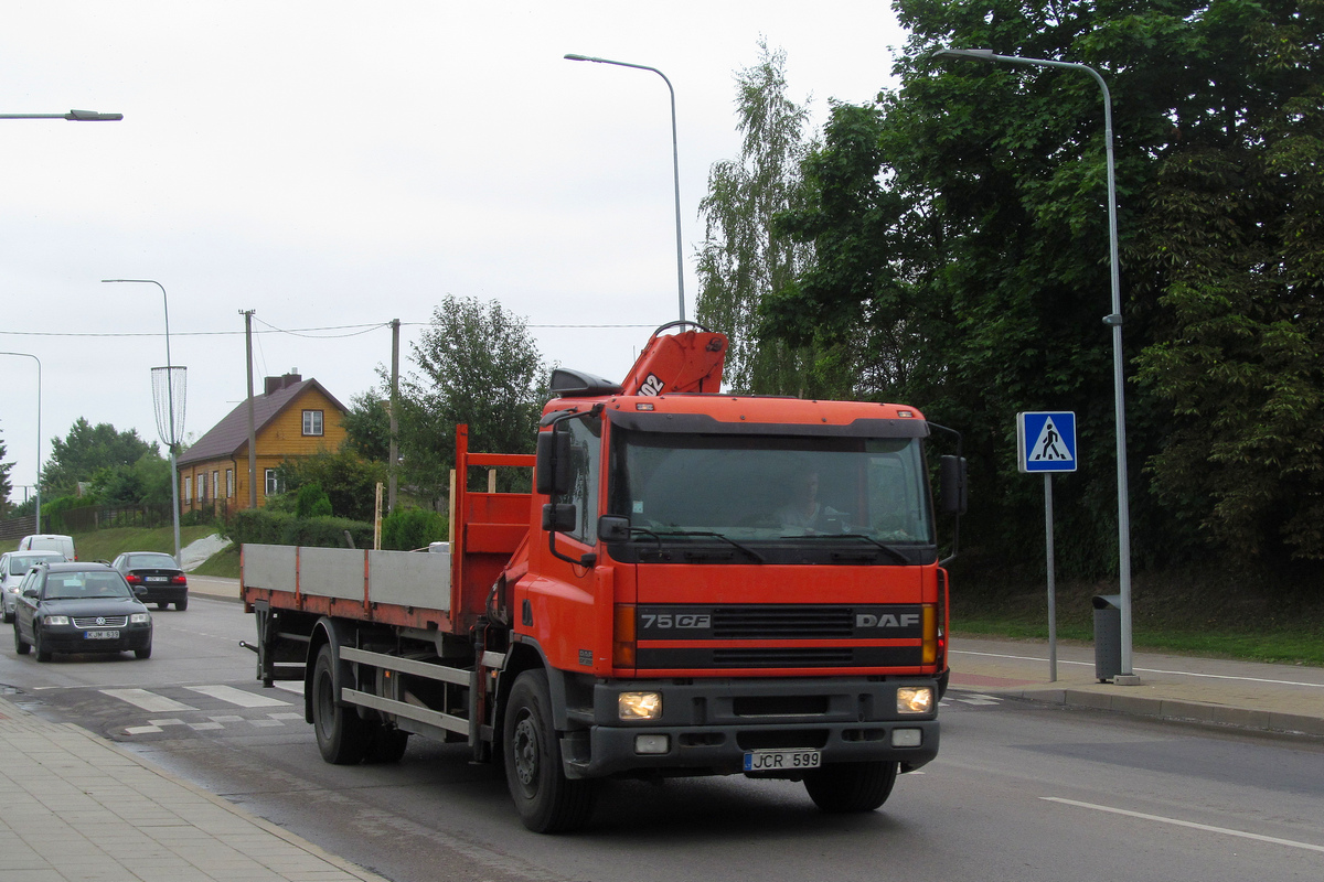 Литва, № JCR 599 — DAF 75 (CF) FA