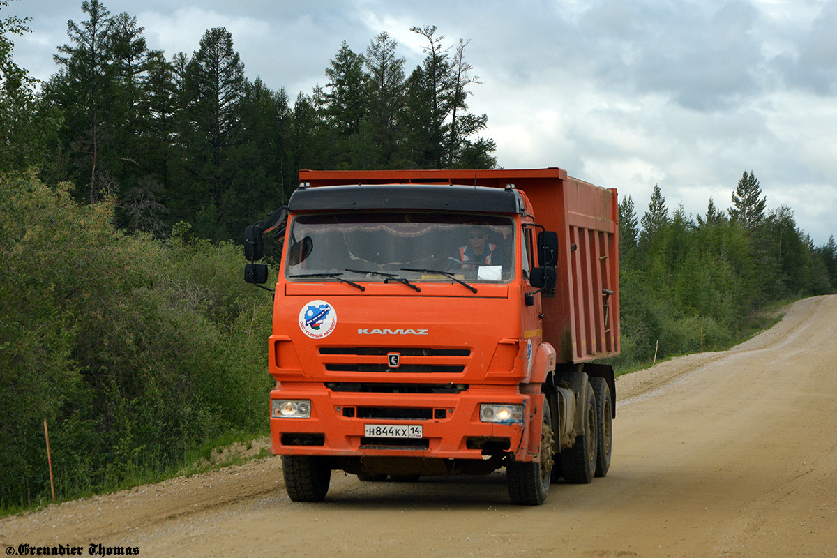 Саха (Якутия), № Н 844 КХ 14 — КамАЗ-6520 (общая модель)