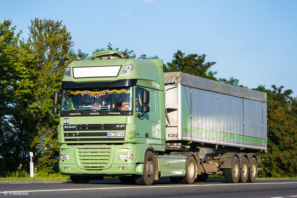 Львовская область, № ВС 3027 НЕ — DAF XF105 FT