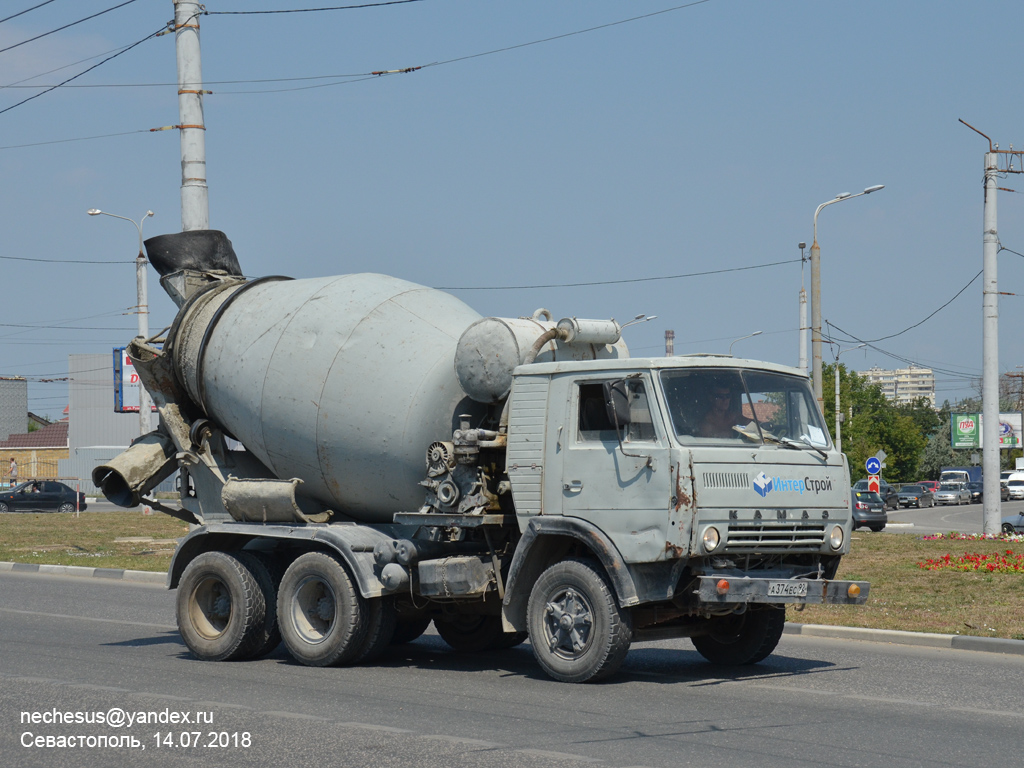 Севастополь, № А 374 ЕС 92 — КамАЗ-55111 [551110]