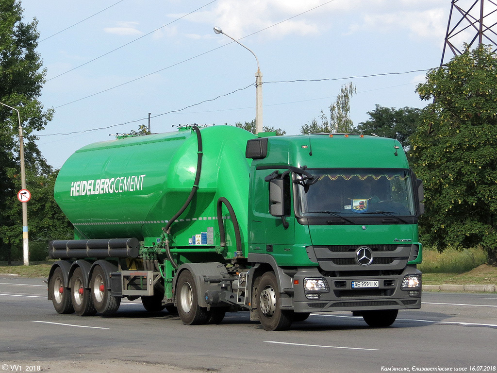 Днепропетровская область, № АЕ 9591 ІК — Mercedes-Benz Actros ('2009) 1841