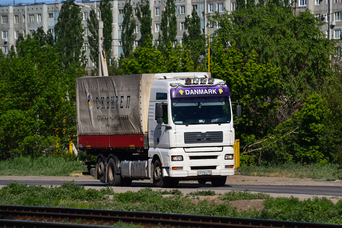 Волгоградская область, № Е 919 ВХ 134 — MAN TGA 26.460