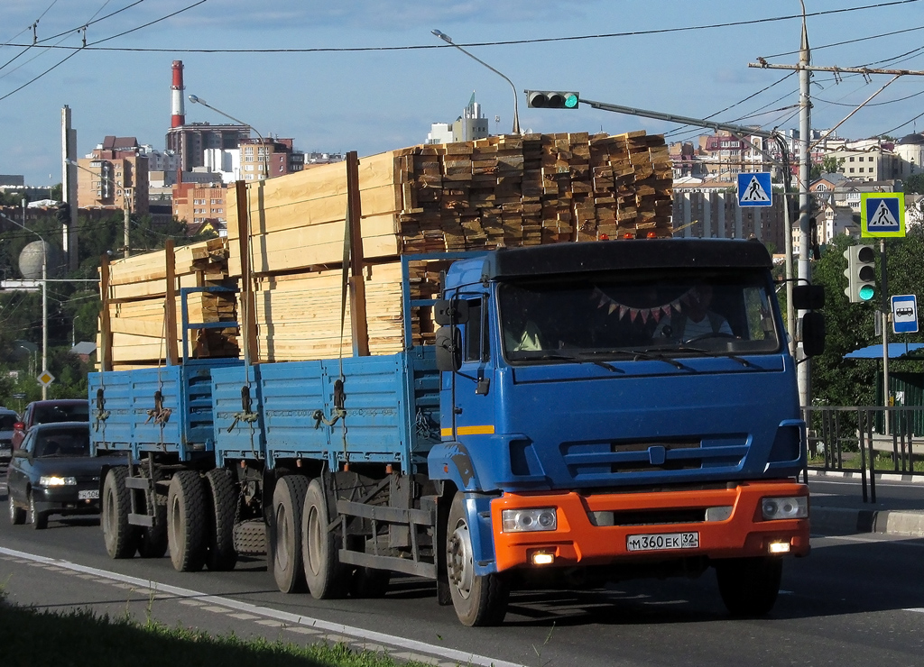 Брянская область, № М 360 ЕК 32 — КамАЗ-65117 (общая модель)