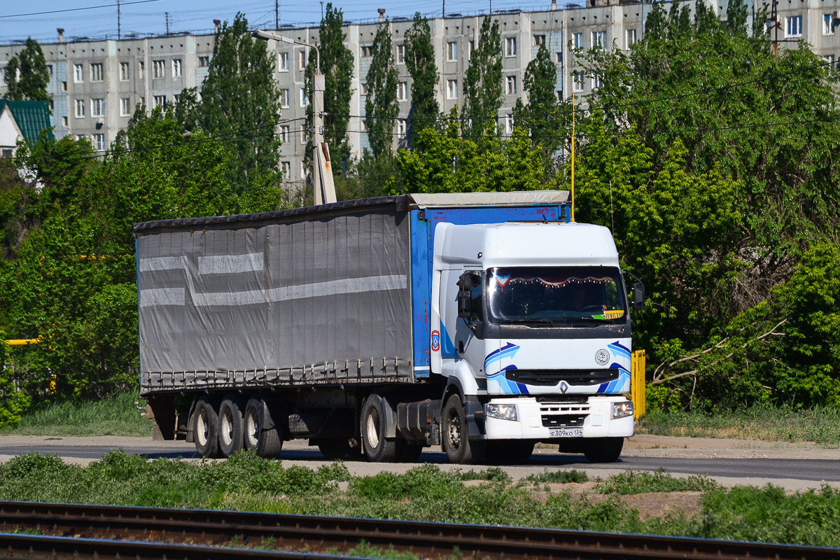 Волгоградская область, № Е 309 КО 134 — Renault Premium ('1996)