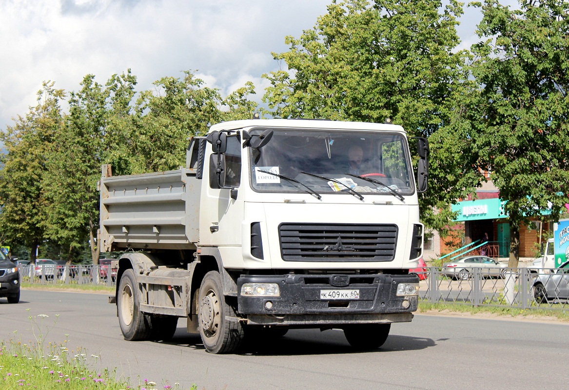 Псковская область, № К 409 КК 60 — МАЗ-5550B3