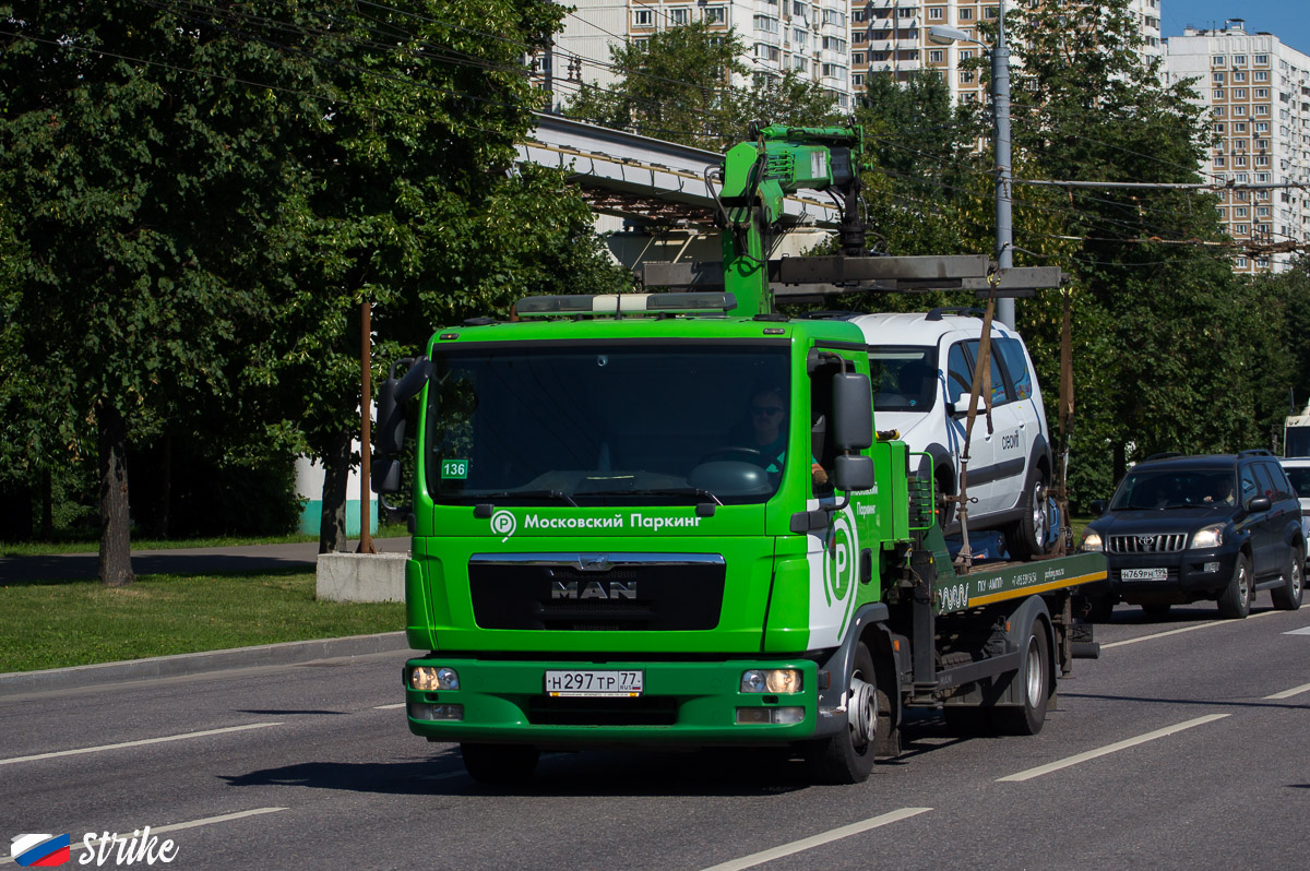 Москва, № 0136 — MAN TGL 12.180