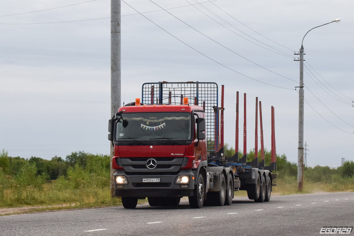 Архангельская область, № М 900 ВУ 29 — Mercedes-Benz Actros '09 3341 [Z9M]