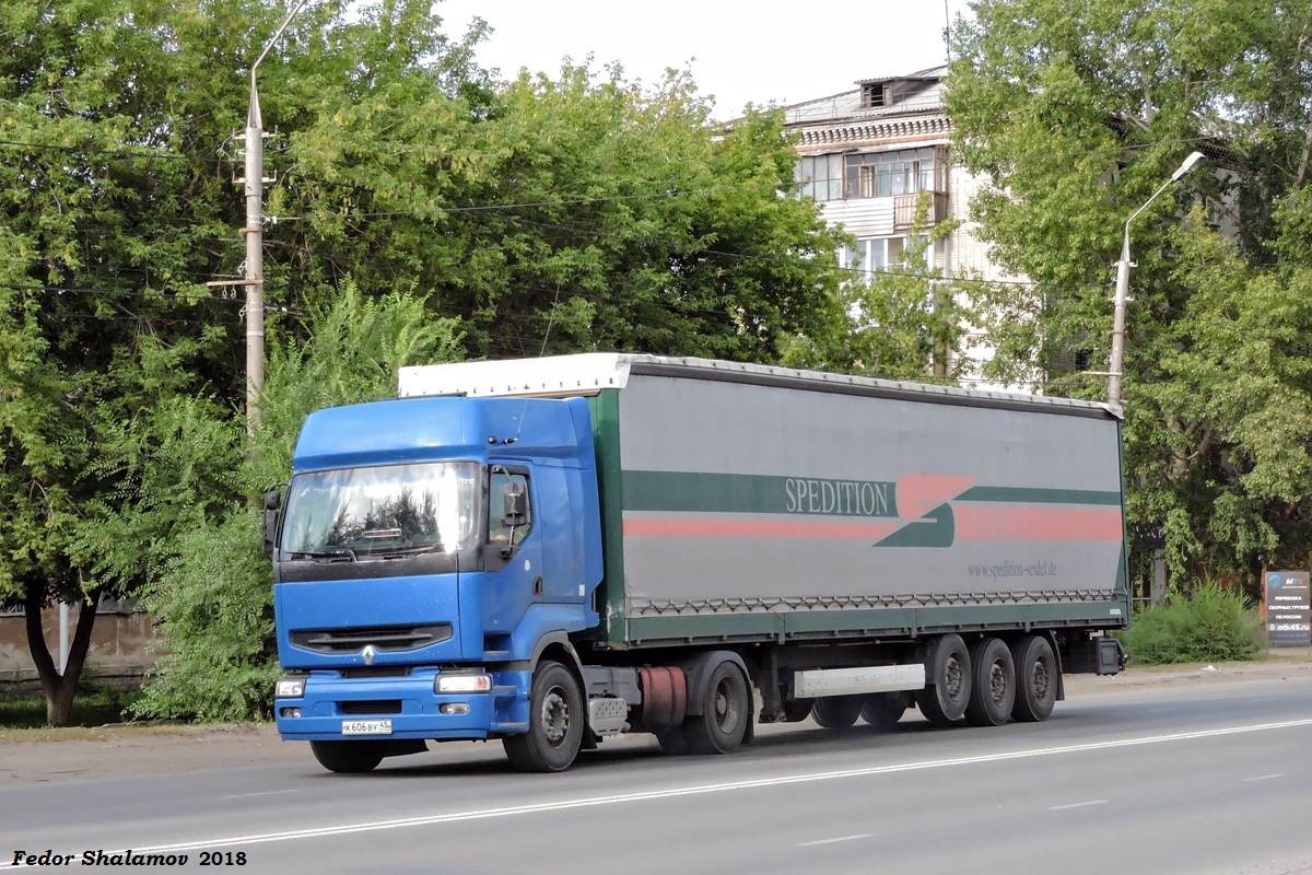 Курганская область, № К 606 ВУ 45 — Renault Premium ('1996)