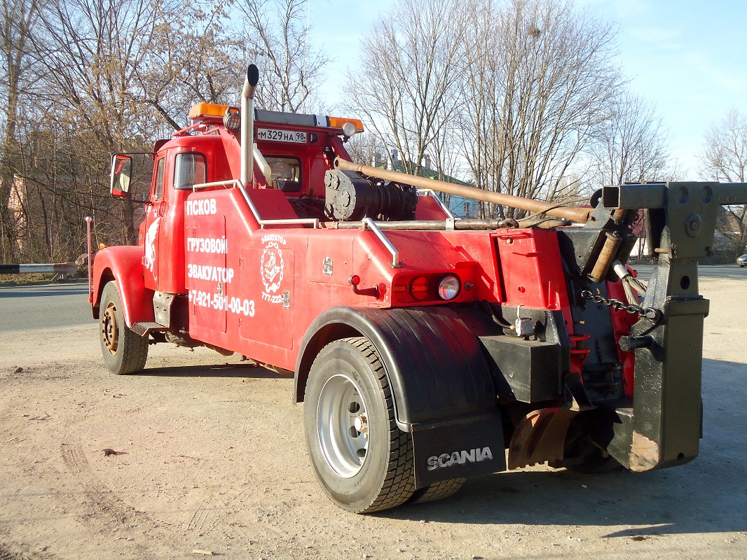 Псковская область, № М 329 НА 98 — Scania (I) (общая модель)