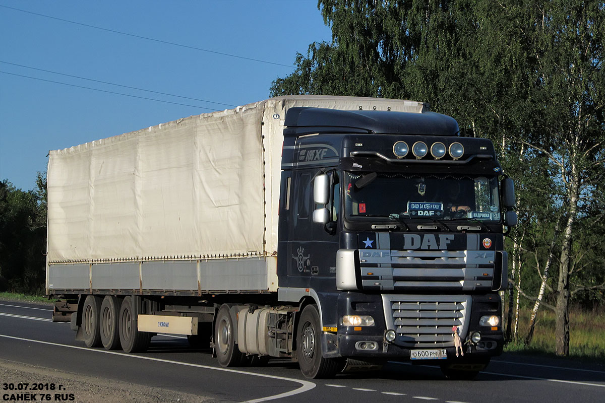 Белгородская область, № О 600 РМ 31 — DAF XF105 FT