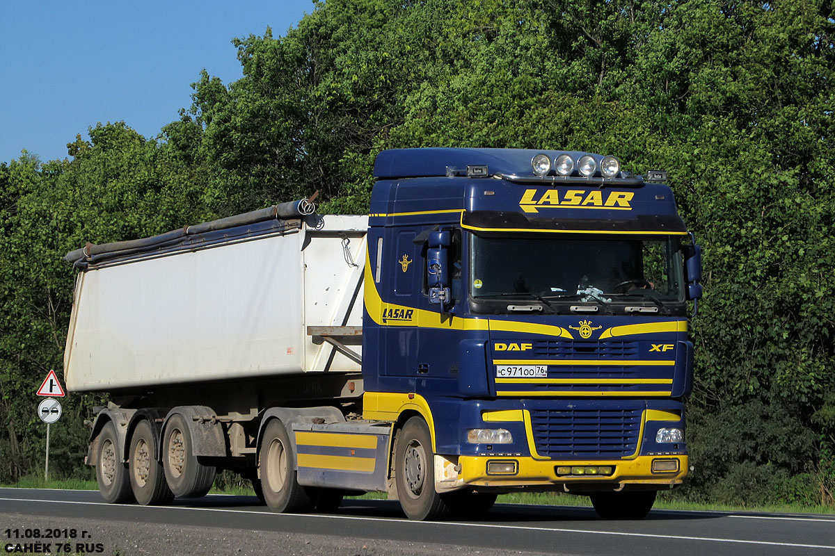 Ярославская область, № С 971 ОО 76 — DAF XF95 FT