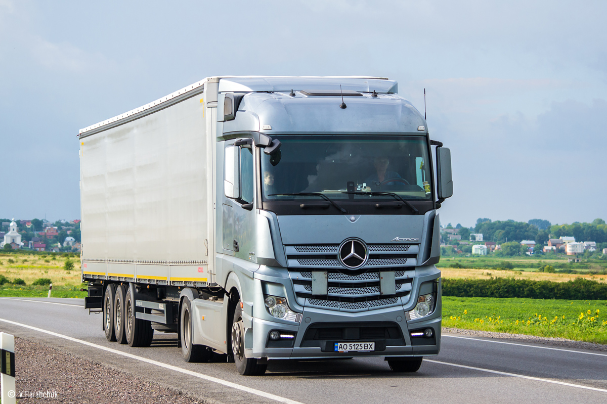 Закарпатская область, № АО 5125 ВХ — Mercedes-Benz Actros ('2011) 1845