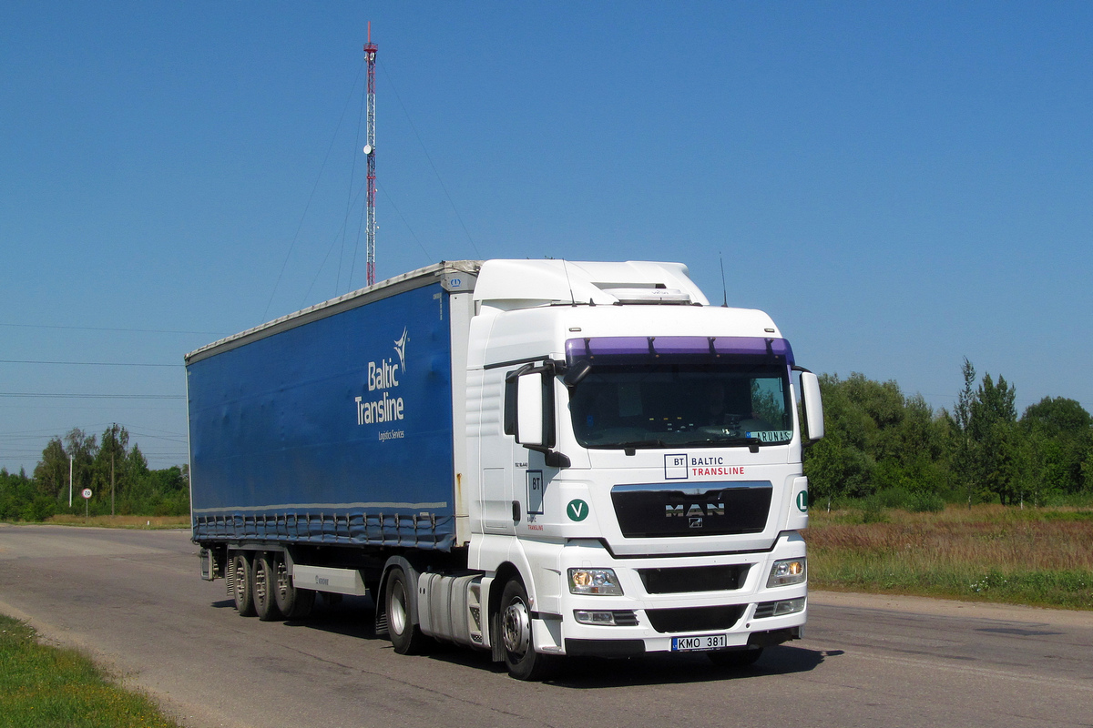 Литва, № KMO 381 — MAN TGX ('2007) 18.440