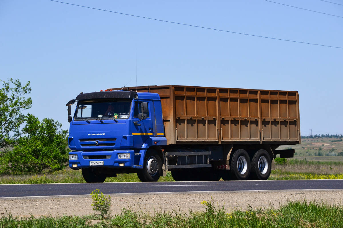 Саратовская область, № Т 222 КК 64 — КамАЗ-65117 (общая модель)